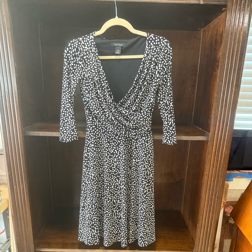 White House Black Market Polka Dot Dress